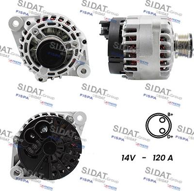 Fispa A12DE0016A2 - Alternator furqanavto.az