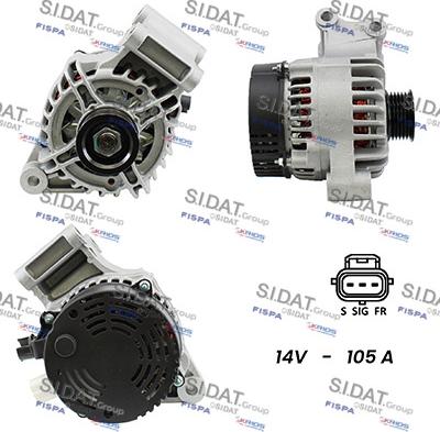 Fispa A12DE0087A2 - Alternator furqanavto.az