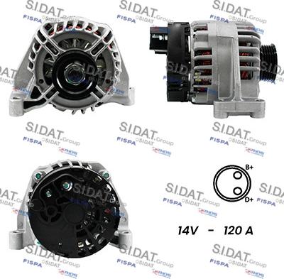 Fispa A12DE0030A2 - Alternator furqanavto.az