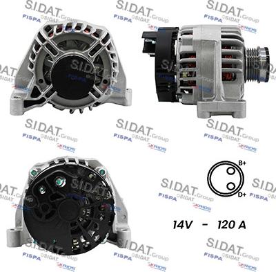 Fispa A12DE0192A2 - Alternator furqanavto.az