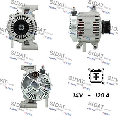 Fispa A12DE1041A2 - Alternator furqanavto.az