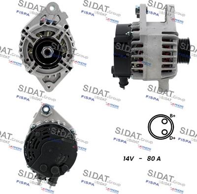 Fispa A12DE1140A2 - Alternator furqanavto.az