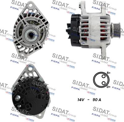 Fispa A12DE1142A2 - Alternator furqanavto.az