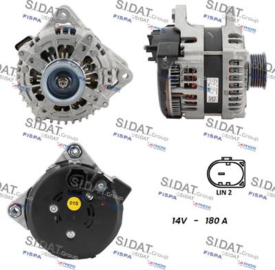 Fispa A12DE1256 - Alternator furqanavto.az