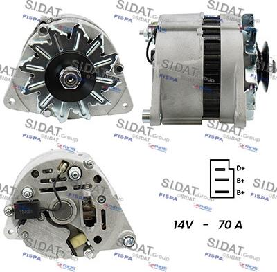 Fispa A12LU0027A2 - Alternator furqanavto.az