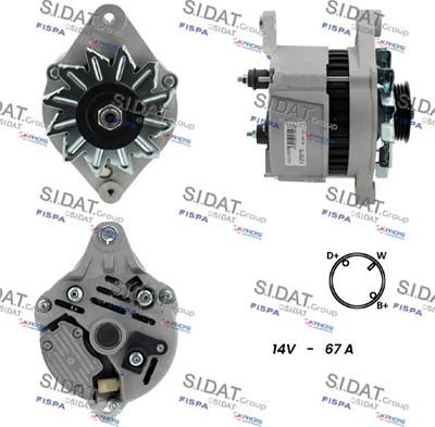 Fispa A12LU1282A2 - Alternator furqanavto.az