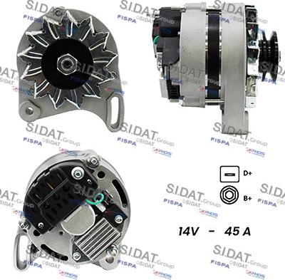 Fispa A12MA0014A2 - Alternator furqanavto.az