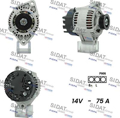 Fispa A12MA0275A2 - Alternator furqanavto.az