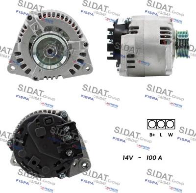 Fispa A12MA1037A2 - Alternator furqanavto.az