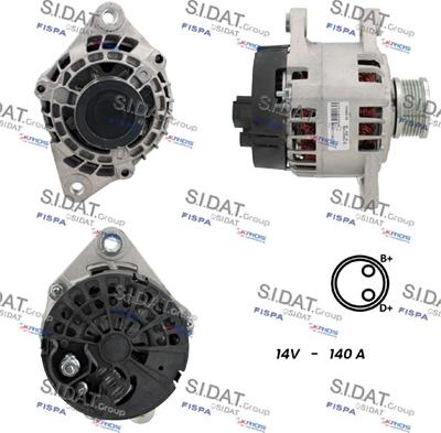 Fispa A12MA1138A2 - Alternator furqanavto.az