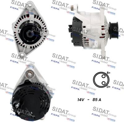 Fispa A12MA1249A2 - Alternator furqanavto.az