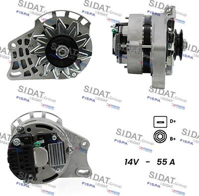 Fispa A12ML0013A2 - Alternator furqanavto.az