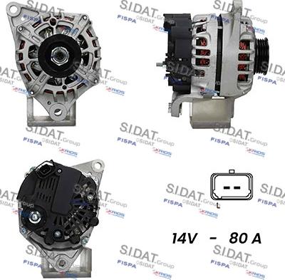 Fispa A12VA0477A2 - Alternator furqanavto.az