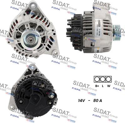 Fispa A12VA0520 - Alternator furqanavto.az