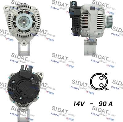 Fispa A12VA0521A2 - Alternator furqanavto.az