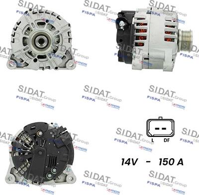 Fispa A12VA0004A2 - Alternator furqanavto.az