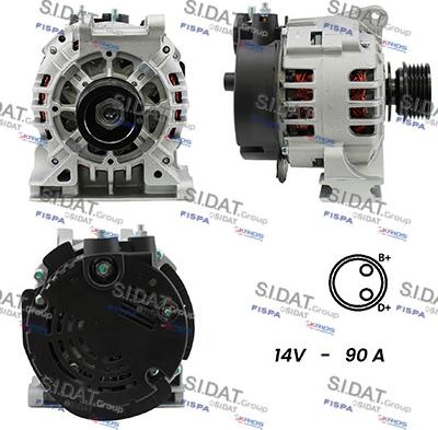 Fispa A12VA0083A2 - Alternator furqanavto.az