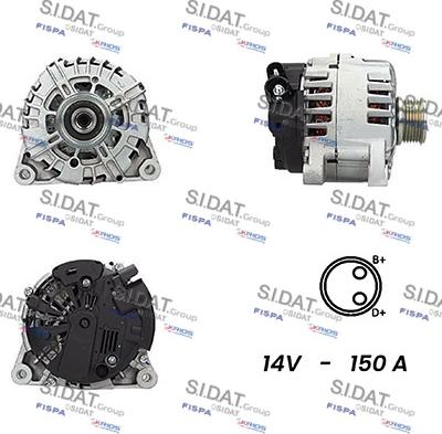 Fispa A12VA0076A2 - Alternator furqanavto.az