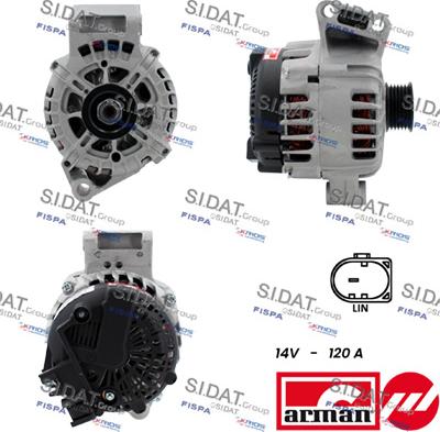 Fispa A12VA0157AS - Alternator furqanavto.az