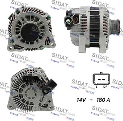 Fispa A12VA0124A2 - Alternator furqanavto.az