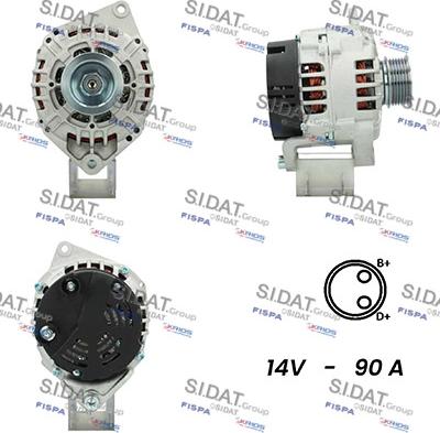 Fispa A12VA0807 - Alternator furqanavto.az