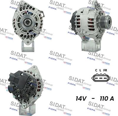 Fispa A12VA0824A2 - Alternator furqanavto.az