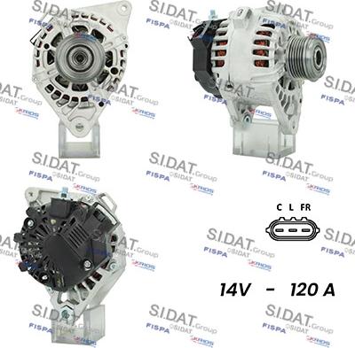 Fispa A12VA0821A2 - Alternator furqanavto.az