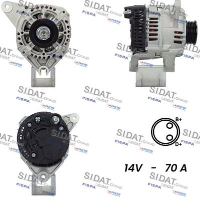 Fispa A12VA0389A2 - Alternator furqanavto.az