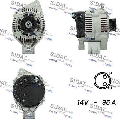 Fispa A12VA0388A2 - Alternator furqanavto.az