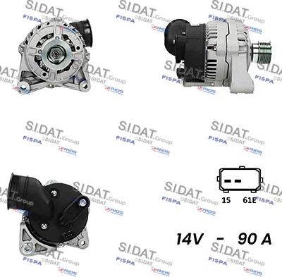 Fispa A12VA0382A2 - Alternator furqanavto.az