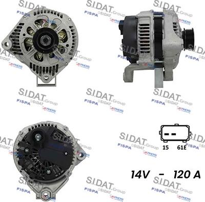 Fispa A12VA0333A2 - Alternator furqanavto.az