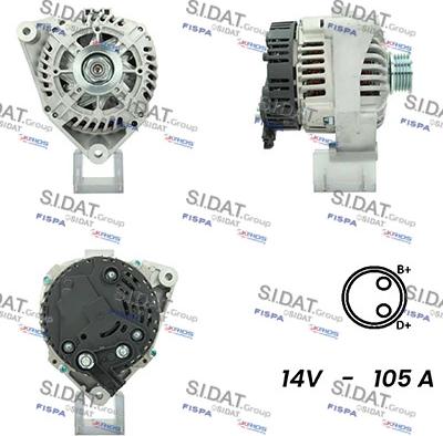 Fispa A12VA0764A2 - Alternator furqanavto.az