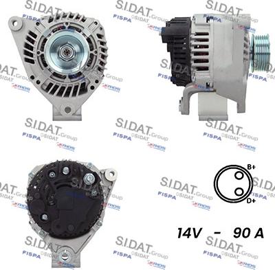 Fispa A12VA0734A2 - Alternator furqanavto.az