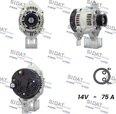 Fispa A12VA1008A2 - Alternator furqanavto.az