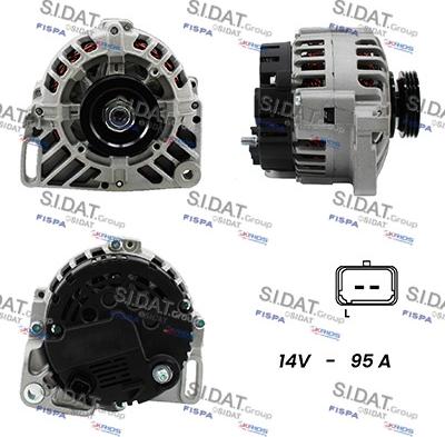 Fispa A12VA1015A2 - Alternator furqanavto.az