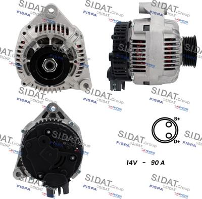 Fispa A12VA1146A2 - Alternator furqanavto.az