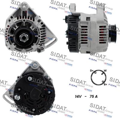 Fispa A12VA1292A2 - Alternator furqanavto.az