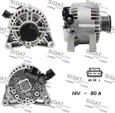 Fispa A12VS0021A2 - Alternator furqanavto.az