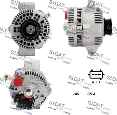 Fispa A12VS1274A2 - Alternator furqanavto.az