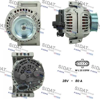 Fispa A24BH0097 - Alternator furqanavto.az