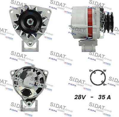 Fispa A24BH0003A2 - Alternator furqanavto.az