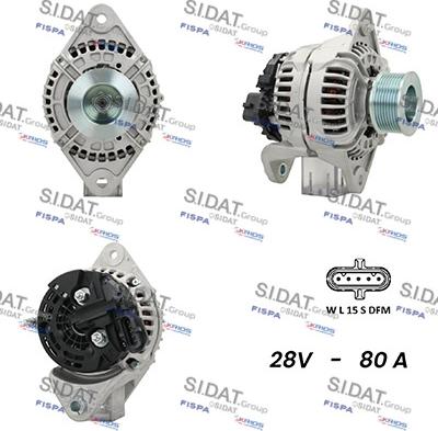 Fispa A24BH0083A2 - Alternator furqanavto.az