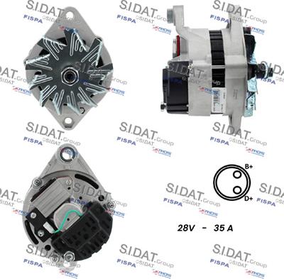 Fispa A24MA0154A2 - Alternator furqanavto.az