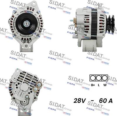 Fispa A24MH0062A2 - Alternator furqanavto.az