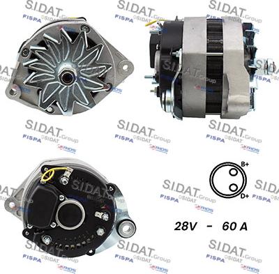 Fispa A24VA0060A2 - Alternator furqanavto.az