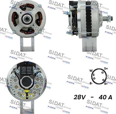 Fispa A24VA0123A2 - Alternator furqanavto.az