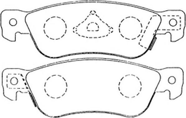 FIT FP4144 - Əyləc altlığı dəsti, əyləc diski furqanavto.az