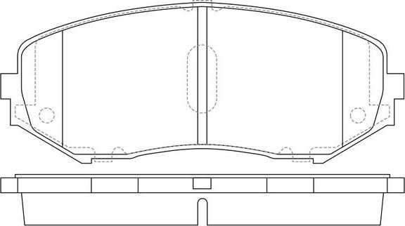 INTERBRAKE DP41596RS - Əyləc altlığı dəsti, əyləc diski furqanavto.az