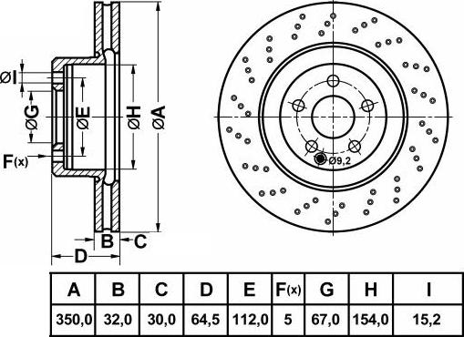 FIT FR0915DSET - Əyləc Diski furqanavto.az