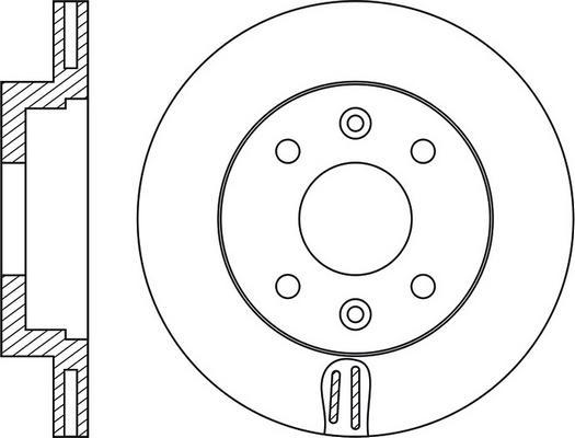 BENDIX 562425B - Əyləc Diski furqanavto.az